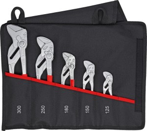 Zestaw szczypiec-kluczy 5-cz.w zwij.etui Knipex