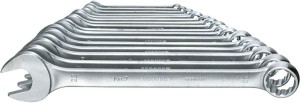Zestaw kluczy DIN3113A 6-22mm,17-cz. , płasko-oczkowych GEDORE