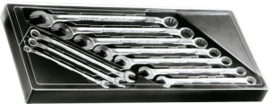 Zestaw kluczy płasko-oczkowych DIN3113B 8-19mm 10-częściowy Stahlwille