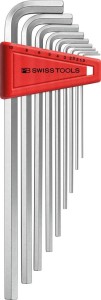 Zest.kluczy trzpien.kąt.w uchwycie z tworz.sztuczn. 9-częściowy, 1,5-10mm długi PB Swiss Tools