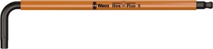 Klucz trzpieniowy, kątowy Multicolor, z osłonką 5x mm Wera