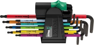 Zestaw wkrętaków kątowych 9szt Multicolor Wera