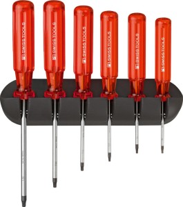 Zestaw wkretaków 6-czesc. Torx w uchwycie sciennym Classic PB Swiss Tools
