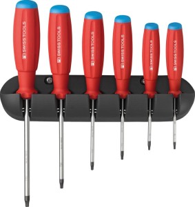 Zestaw wkretaków 6-czesc. Torx w uchwycie sciennym SwissGrip PB Swiss Tools
