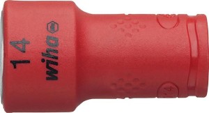 Końcówka wymienna klucza nasadowego 6-kątna 1/4" 14mm VDE Wiha