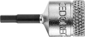 Nasadka wktętakowa 1/4"d.śrub z gniaz.6-kat. 4x28mm GEDORE