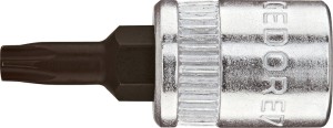 Nasadka wktętakowa 1/4" d.śrub z gniazdem TORX 25x30,5mm GEDORE