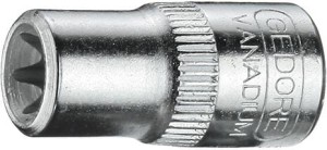 Konc.wymien.klucza nasad. 1/4" do śrub z lbem Torx 7x25mm GEDORE