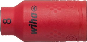 Końcówka wymienna klucza nasadowego 6-kątna 3/8" 8mm VDE Wiha