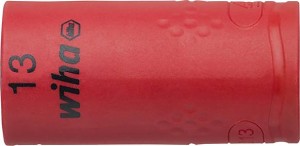 Końcówka wymienna klucza nasadowego 6-kątna 3/8" 13mm VDE Wiha