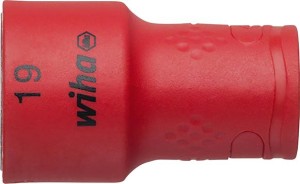 Końcówka wymienna klucza nasadowego 6-kątna 3/8" 19mm VDE Wiha