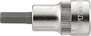 Nasadka wkrętakowa 3/8" do śrub z łbem z gniazdem 6-kąt. 8x50mm FORMAT