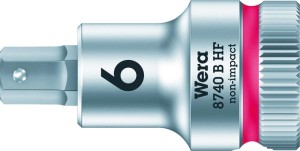 Wkrętakowa końcówka 6,0x 35mm do śrub z gniazdem 6-k. z funkcją przytrzym.Wera