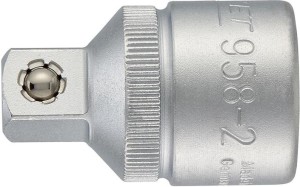 Redukcja z 4-kat.wewn. 1/2" na 4-kat zewn. 3/8" HAZET