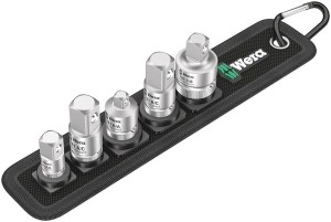 Zestaw adapterów zwiększających/ zmniejszających 1/4" - 1/2" 5-cz. Wera