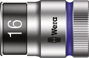 Nasadka 6-kątna 1/2" z funkcja przytrz,16 mm Wera