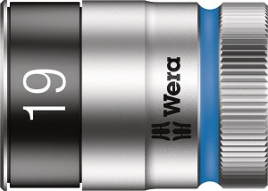 Nasadka 6-kątna 1/2" z funkcja przytrz,19 mm Wera