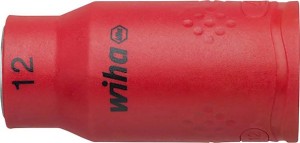 Końcówka wymienna klucza nasadowego 6-kątna 1/2" 12mm VDE Wiha