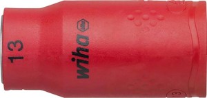 Końcówka wymienna klucza nasadowego 6-kątna 1/2" 13mm VDE Wiha