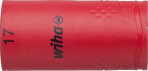 Końcówka wymienna klucza nasadowego 6-kątna 1/2" 17mm VDE Wiha