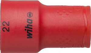 Końcówka wymienna klucza nasadowego 6-kątna 1/2" 22mm VDE Wiha