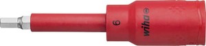 Wkrętakowa końcówka wymienna 1/2" do śrub z gniaz.6-kątnym VDE 6x120mm Wiha