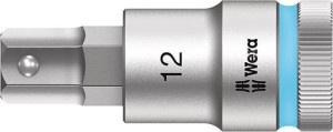 Nasadka wktętakowa 1/2" d.śrub z gniaz.6-kat. z funkcja przytrzym. ,12x60mmWera