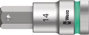 Nasadka wktętakowa 1/2" d.śrub z gniaz.6-kat. z funkcja przytrzym, 14x60mm Wera
