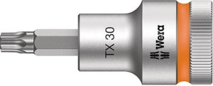 Nasadka wktętakowa 1/2"z funkcja przytrzym. do śrub z lbem z gniazdem TORX 30x60mm Wera