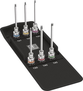 Zest.nasadek wkrętak. dlugich z funkcja przytrzymywania Torx 1/2" 6-czesciowy Wera
