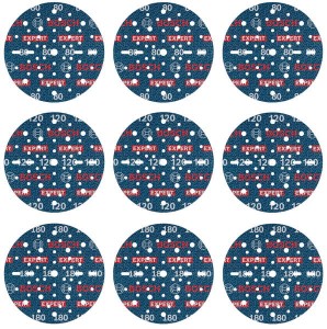 BOSCH Krążek ścierny EXPERT O780,150,3x80/3x120/3x180,9 PC