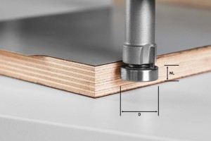 Festool Frez do wyrównywania HW/KLS D22/8-OFK