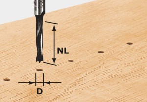 Festool Frez do kołków HW S8 D10/30 Z