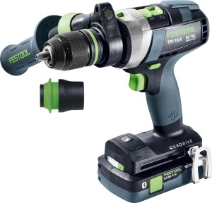 Festool Akumulatorowa wiertarko-wkrętarka udarowa QUADRIVE TPC 18/4 5,0/4,0 I-Plus
