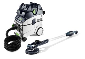 Festool Zestaw złożony z szlifierki przegubowej i odkurzacza PLANEX easy LHS-E 225/CTM 36-Set