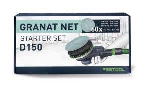 Festool Materiały ścierne z włókniny Granat Net D150 GR NET-Set