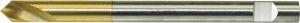 Nawiertak NC długi DIN1835 HSSCo5 TiN,kształt B 90°, chwyt cylindryczny 6,0mm FORMAT