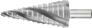 Wiertło stopniowe HSS z poczwór.rowkiem spiral. 6-30mm EXACT