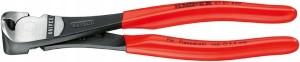 Szczypce tnące czołowe,z rękoj.z tworz.sztucz, o zwiększonym przelozeniu 200mm KNIPEX
