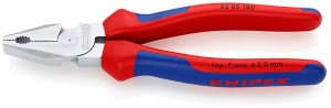 Szczypce uniwer. o zwiększ. przelozeniu 0202 EAN 225mm KNIPEX