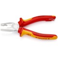 KNIPEX 03 06 180 T Szczypce uniwersalne VDE TT 180mm zaczep do mocowania