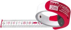 Taśma miernicza kieszonkowa BMImeter 2mx16mm, biała BMI