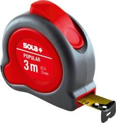 Taśma miernicza nawijana na rolke Popular 5 mx19mm SOLA