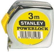 Taśma miernicza kieszonk. Powerlock,metalowa 3mx 12,7mm STANLEY