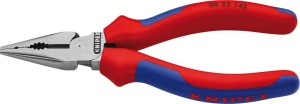 Szczypce uniwers.z ostro zakończ,rękoj.wielokom. polerowane, 145mm KNIPEX