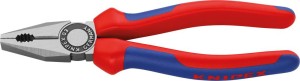 Szczypce uniwersalne polerowane,z rękoj.wielokompon. 160mm KNIPEX