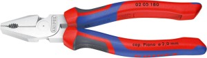 Szczyp.uniwers.o zwiększ. przelozeniu chromowane,z rękoj.wielokompon. 200mm KNIPEX