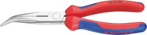 Szczypce tnące wydlużone ("bociani dziob"), wygięte,polerow,rękoj. wielokomp. 200mm KNIPEX