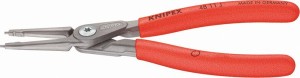 Szczypce do pierścieni osadczych wewn,proste, fosforanowane na szaro J1 mm KNIPEX