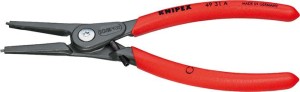 Szczypce do pierścieni osadczych zewn,precyz,z ogranicz.otwarcia,A0 mm KNIPEX